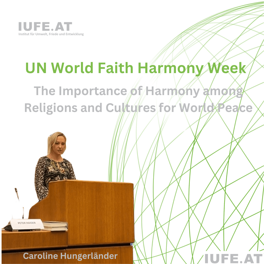 The Importance of Harmony among Religions and Cultures for World Peace